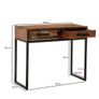 Solid Wood Console Table 90cm  Modern Hallway, Entryway  Computer Desk Image 8