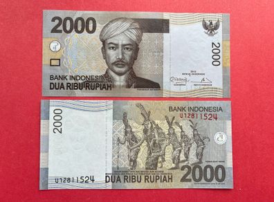 Indonesia  2,000 Rupiah  2009  Pick 148a. ( Uncirculated )