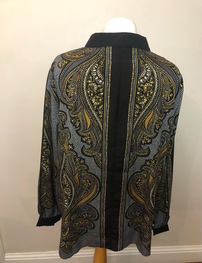 Bob Mackie paisley blouse (XL)