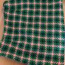Brand new river island heavy tweed houndstooth navy green and pink mini skirt Image 4