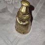 Vintage Brass Lady Bell Image 5