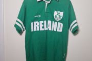 mens LANSDOWNE Ireland rugby top polo shirt jersey shamrocks Size small