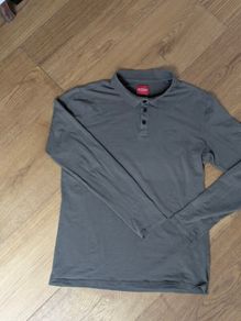 Guess men's long sleeve polo
