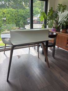 Metal white shelf from Ikea