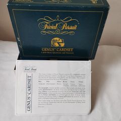 Trivial persuit genus card set vintage 1981