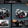Technic Monster Jam Monster Mutt Dalmatian, Truck Toy for Boys and Girls Aged 7 Plus, 2in1 Pull Back Racing Toys, Birthday Gift Idea, Mutlicolor Image 2