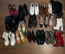 Bundle of 18 pairs of womens shoes size 37