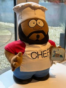 Rare Vintage 1998 South Park Chef Plush - Mint Boots & Original Tag