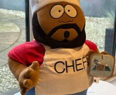 Rare Vintage 1998 South Park Chef Plush - Mint Boots & Original Tag