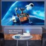 Mini Projector, ClokoWe Portable Movie Projector with 6500 Lux,1080P Full HD Video Projector Compatible with iphone/ Android Smartphone/Tablet/Laptop/PC/TV Stick/PS4/USB/HDMI (FREE POSTAGE) Image 2