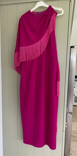 cerise dress