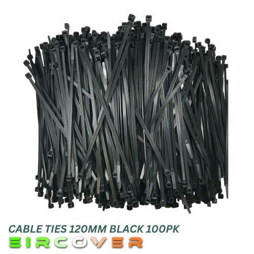 Heavy Duty White Cable Ties 300mm  White 100pk
