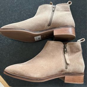 Dune London Suede Ankle Boots sz 41/Uk 8