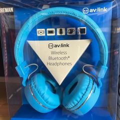 Blue Wireless Bluetooth Headphones