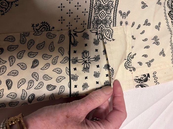Printed trousers