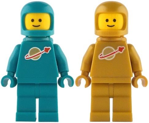 2x Lego spacemen