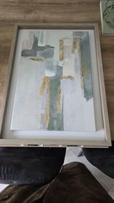 X2 paintings sage green