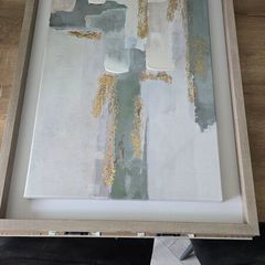 X2 paintings sage green