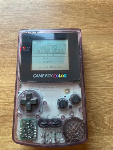 Nintendo Gameboy Color CGB-001 with FlashCard 4gb micro Sd all games
