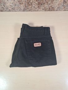 Mens Wrangler texas jeans black denim Size W 30 L 30 A1