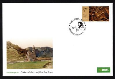2018 Ireland The 1400th Anniversary of the Death of Saint Kevin, 498-618 Commemorative Stamp An Post First Day Cover (FDC)