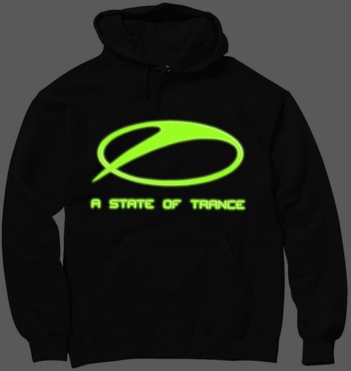 Personalised ASOT a state of trance HOODIE glow in the dark hoodie Armin Van Buuren dj hoodie