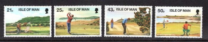 1997 Isle of Man Golf Commemorative Stamps Mint Never Hinged (MNH)
