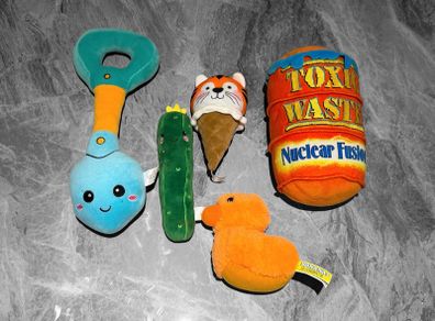 Pre Owned Novelty Plush Toy Bundle x5