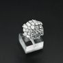 Vintage 1970s 4.1ct Diamond Cluster Ring Image 4