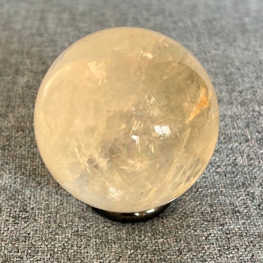 Crystal natural calcite sphere 4cm