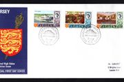 1970 Jersey High Value (10p, 20p &amp; 50p) Definitive Issue First Day Cover (FDC)