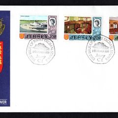 1970 Jersey High Value (10p, 20p & 50p) Definitive Issue First Day Cover (FDC)