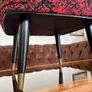 Vintage Rare Mid Century Sherborne Style Footstool with Atomic Legs 1960s Image 6