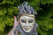 17cm hat not included venituan silver decorative mask