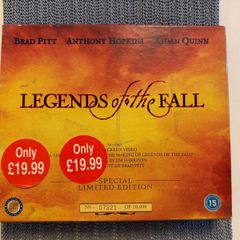 Legends Of The Fall Vhs Limited Edition Boxset, Video Book And Picture Sealed.