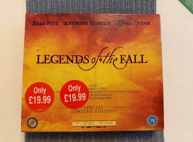 Legends Of The Fall Vhs Limited Edition Boxset, Video Book And Picture Sealed.