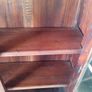 Vintage mahogany display cabinet with key Image 4