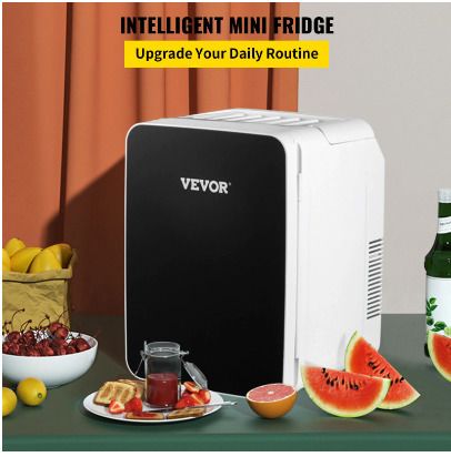 BRAND NEW 10L Mini Makeup Fridge Car Refrigerator Freezer Cooler & Warmer for Home Car Use Storing Skincare Cosmetic Food Drink
