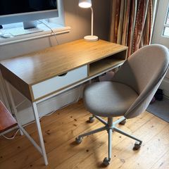 Desk and chair