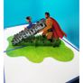 Beautiful New Super Dad Pop Up Father's Day Greeting Card Image 2