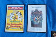 Set of two Disney Framed Posters Vintage