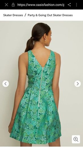 Brand New Oasis Jacquard Dress