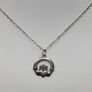 Vintage Sterling Silver Claddagh Pendant Necklace with Original Box Image 2