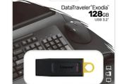 Kingston USB 3.2 Gen Flash Drive 128GB Black &amp; Yellow