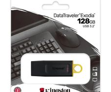 Kingston USB 3.2 Gen Flash Drive 128GB Black & Yellow