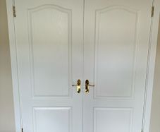 Double doors & door frame