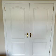 Double doors & door frame