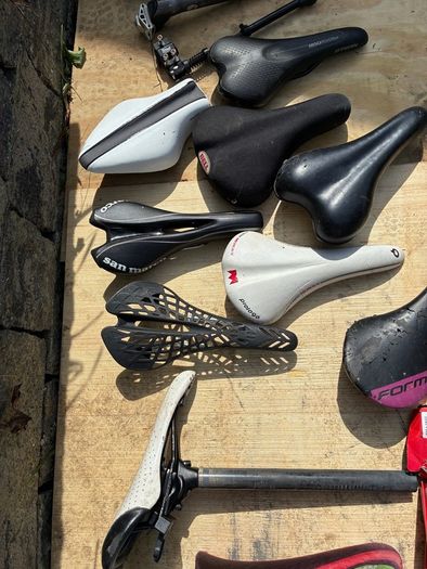 Job lot of bicycle parts