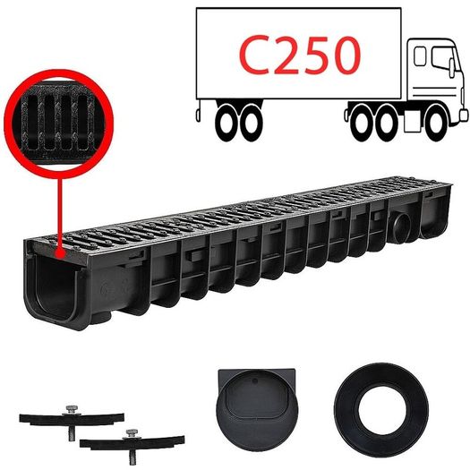 Heavy Duty Driveway Drainage Channel - FREE Delivery