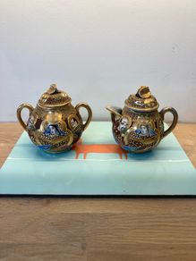Vintage Jug and Bowl - Japanese Style - Mid Century